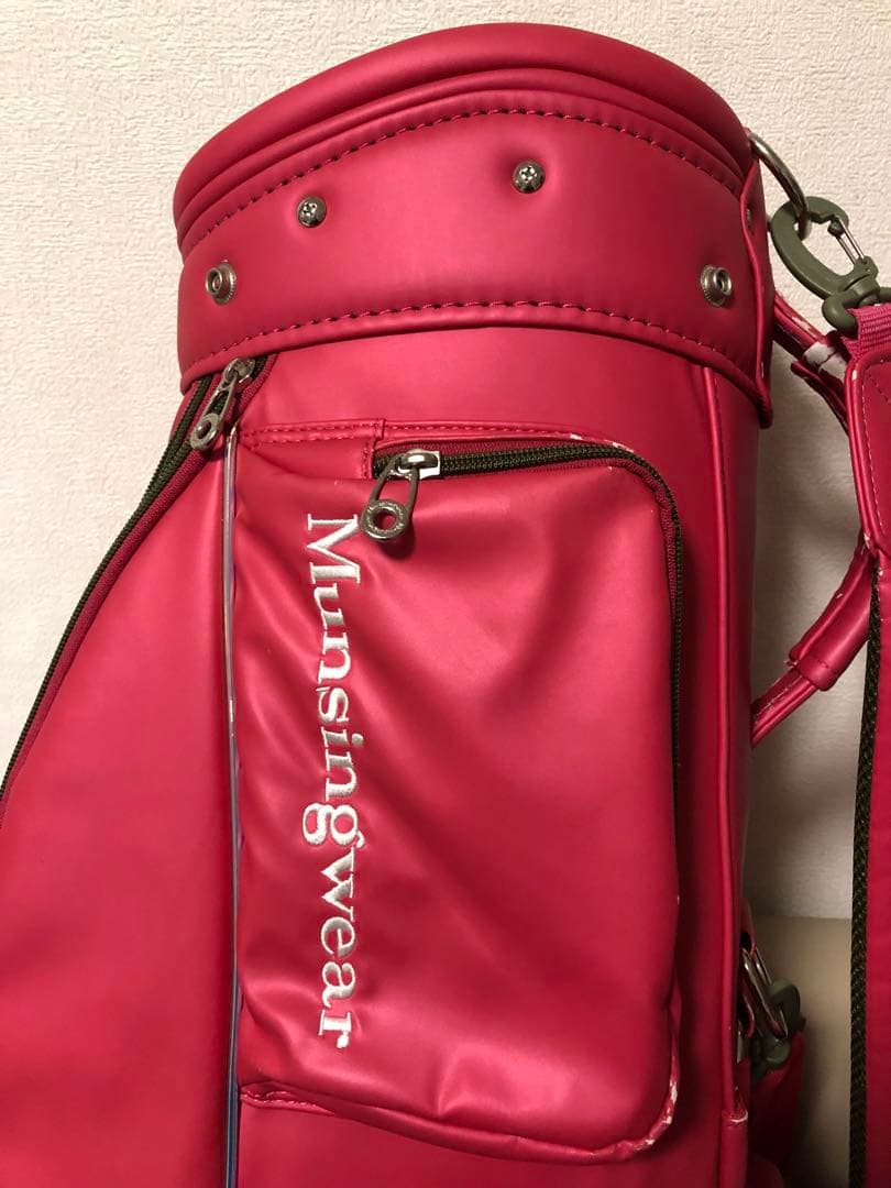 【送料込み】廃盤品　マンシングウェア　ゴルフバッグ　キャディバッグ レディース