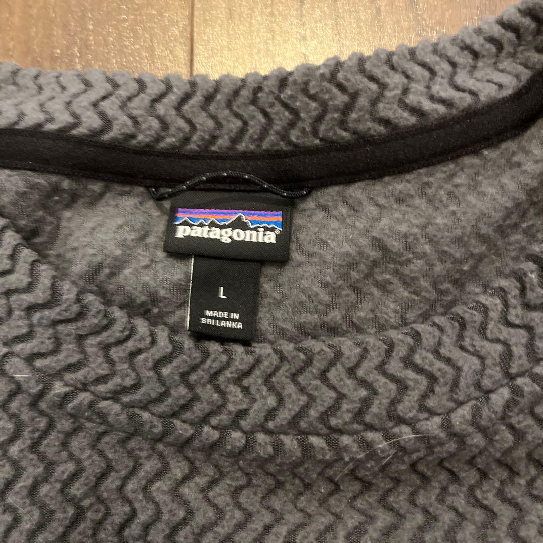 パタゴニアフリース R1 AIR CREW ブラック 中古美品！