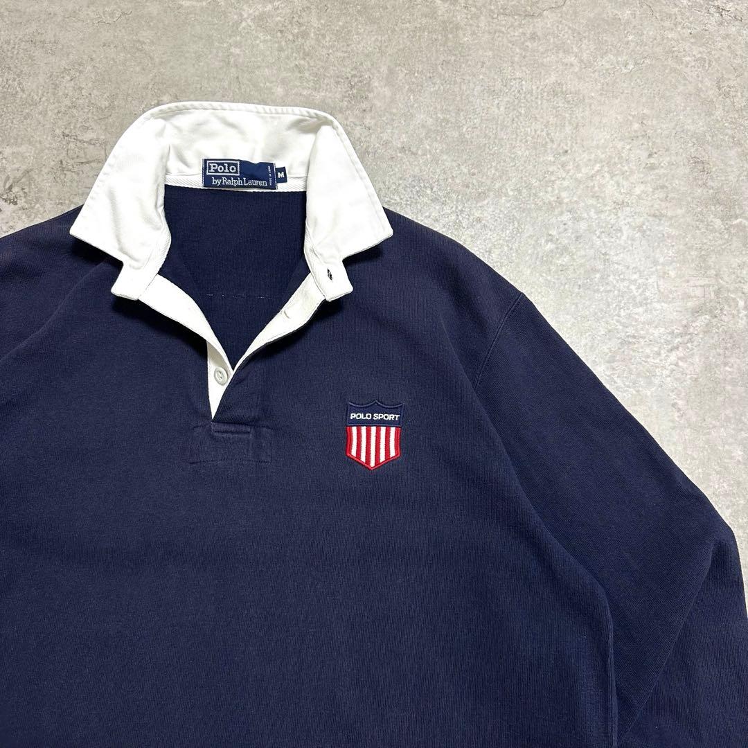 90s Ralph Lauren POLO SPORTS USAロゴ ビッグロゴ