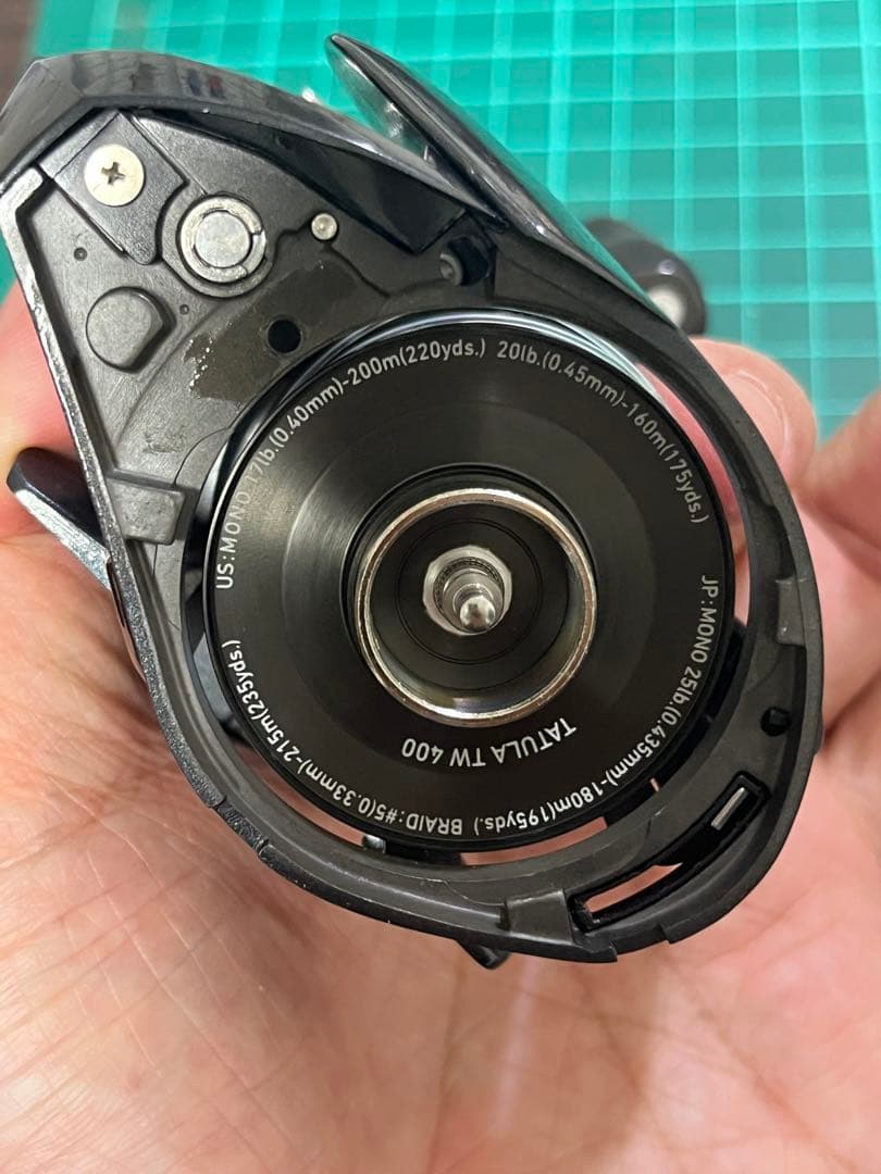 タトゥーラＴＷ　４００ＸＨ　早い者勝ち☆美品☆処分品☆釣り引退☆ベイトリール
