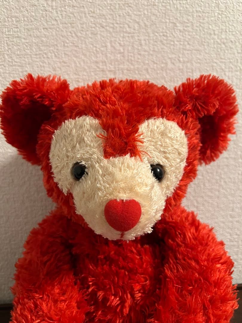 【希少】 ダッフィー ディズニーベア バレンタイン WDW レッドduffy