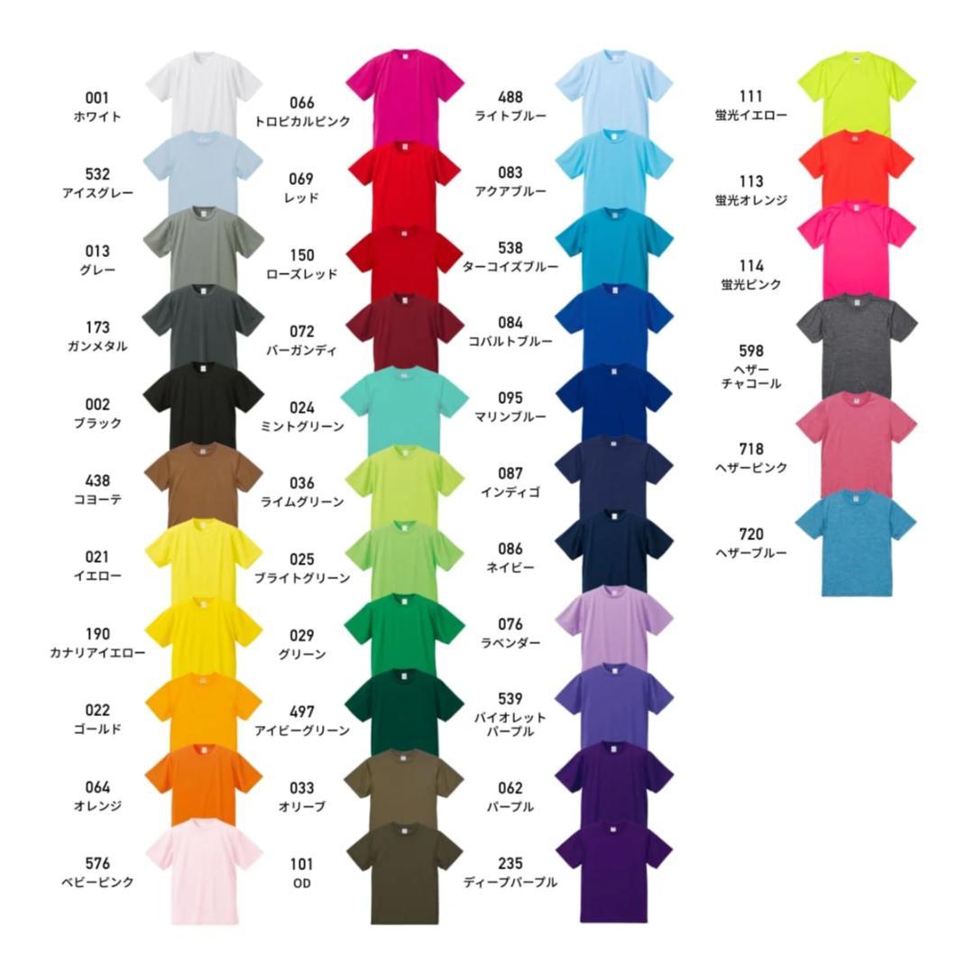 AN　スポーツ時に重宝！ナイス柄（笑）ドライＴシャツ　お好みの色&サイズを