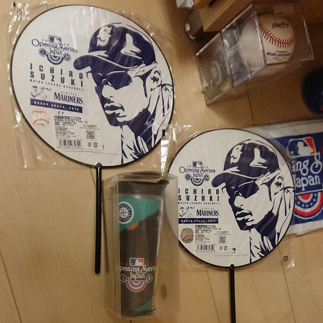 2012MLB開幕戦グッズ公式球・記念球・タンブラー・うちわ・タオル・マグカップ