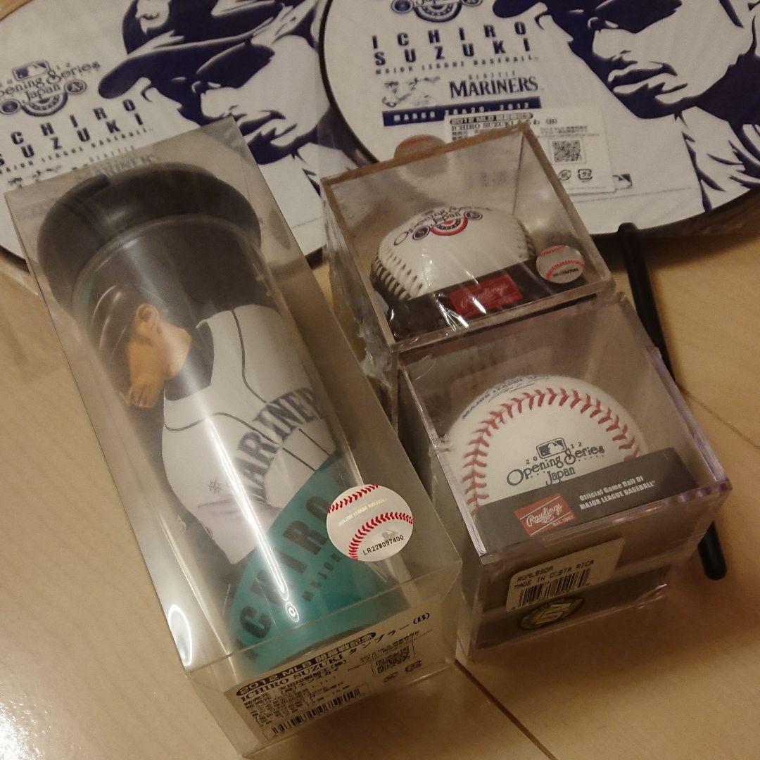 2012MLB開幕戦グッズ公式球・記念球・タンブラー・うちわ・タオル・マグカップ