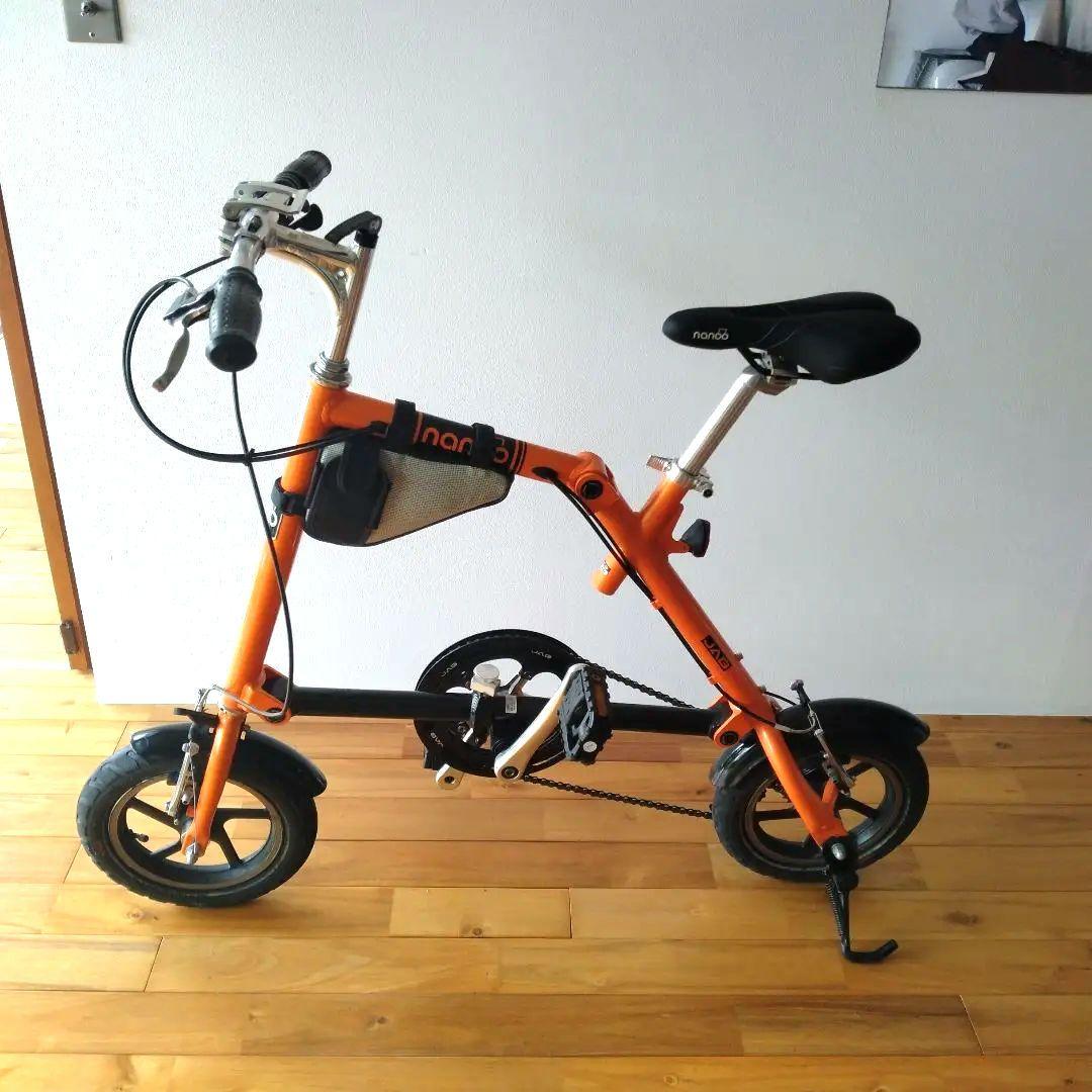 nanoo 折り畳み 自転車 【対面受渡し】