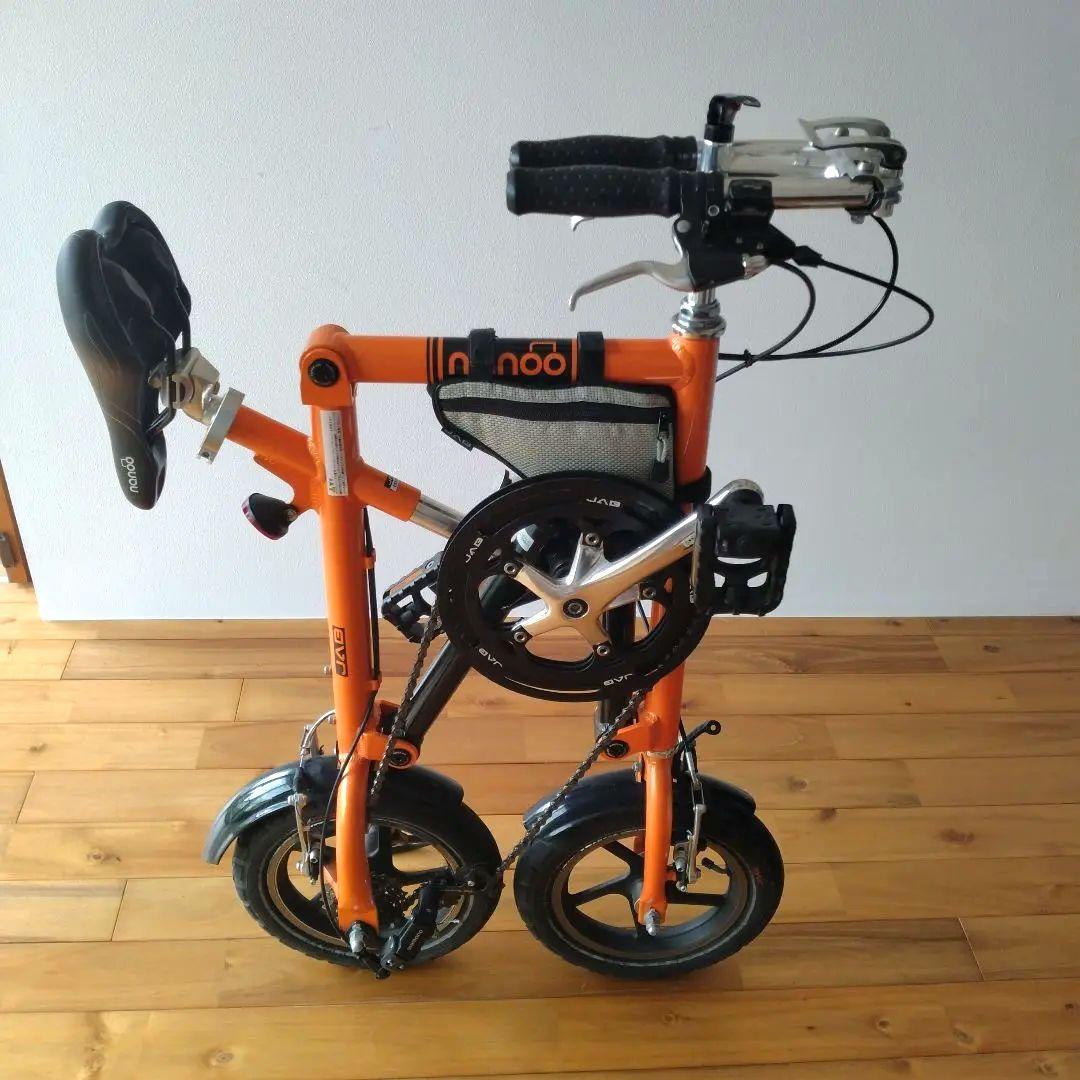 nanoo 折り畳み 自転車 【対面受渡し】