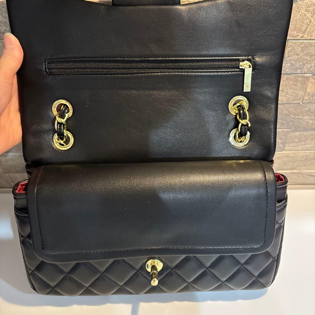 シャネル　CHANEL ショルダーバッグ　ブラック　ノベルティ