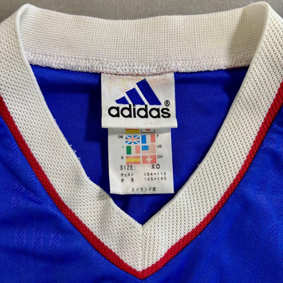 90s old adidas アディダス ゲームシャツ XO パフォーマンスロゴ
