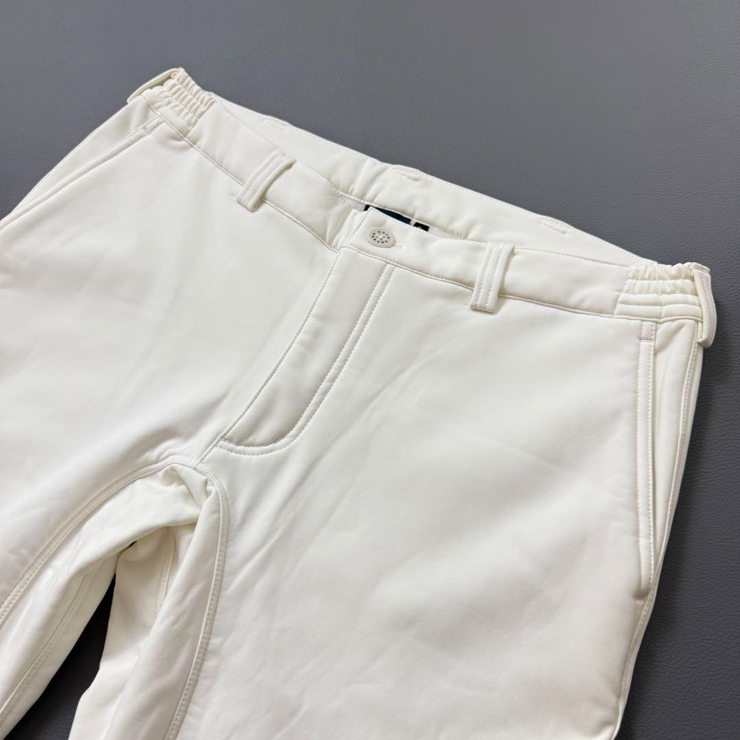 MUTA MARINE ボンディング パンツ 裏起毛 防風パンツ 白