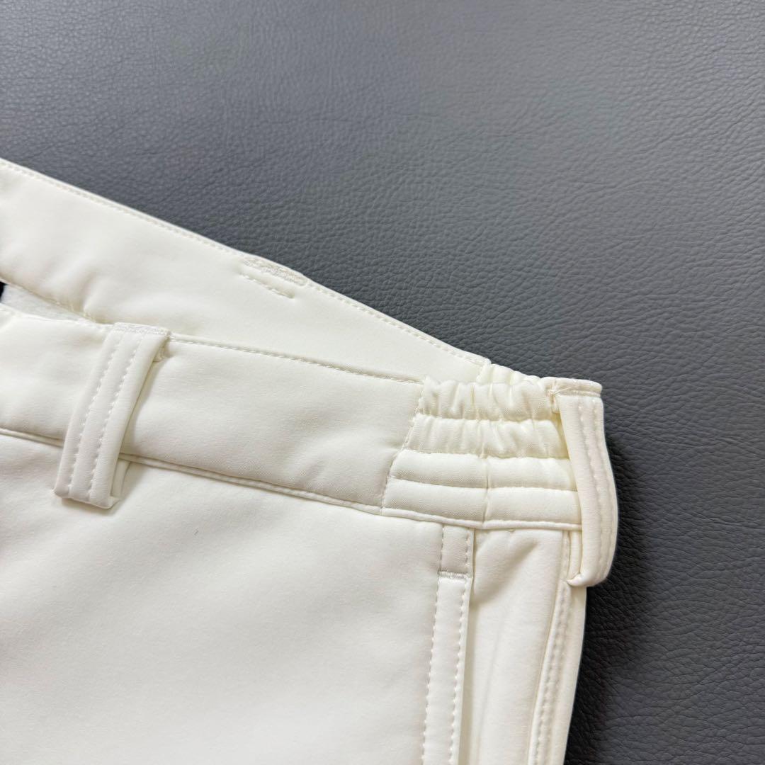 MUTA MARINE ボンディング パンツ 裏起毛 防風パンツ 白