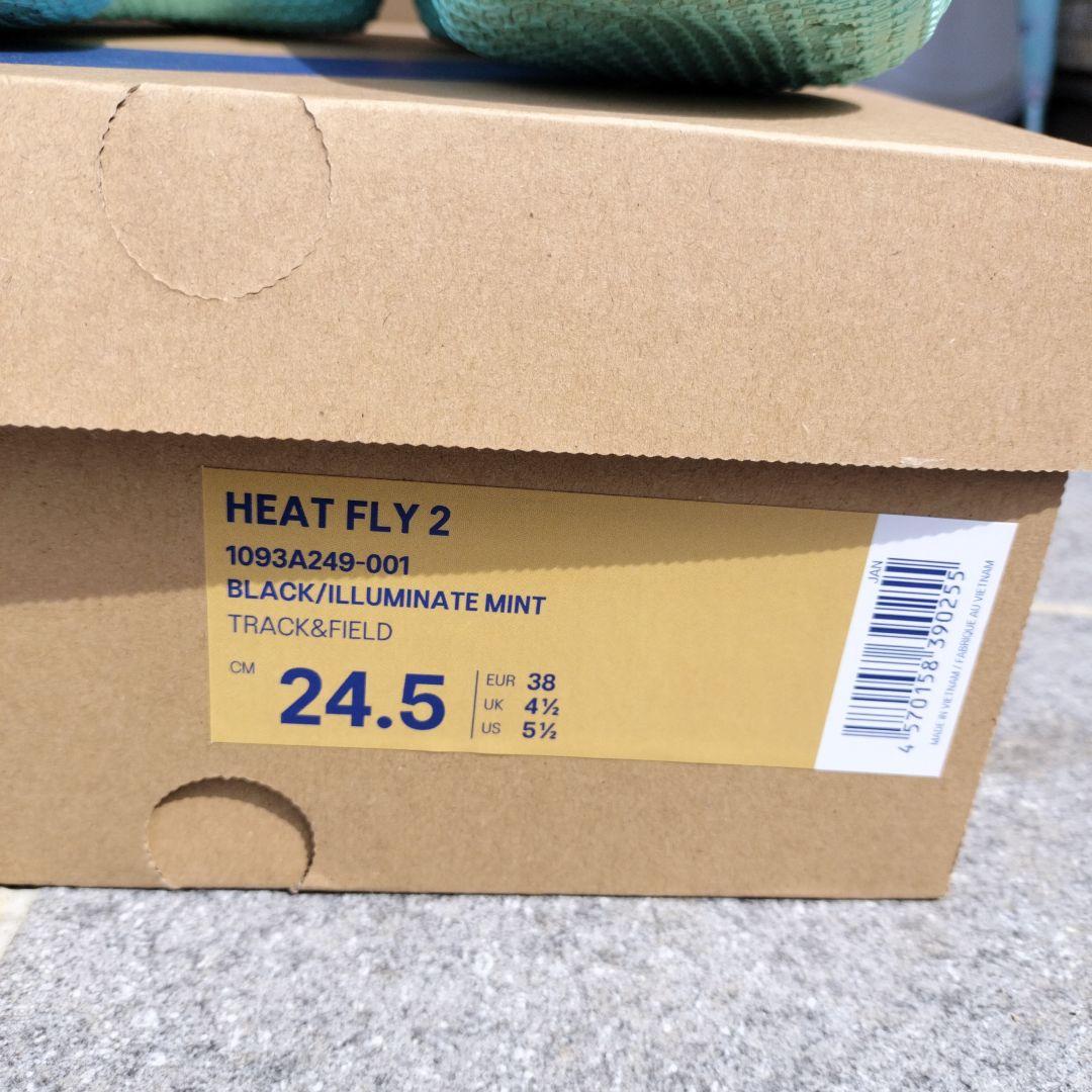 asics HEAT FLY 2 走高跳　陸上　スパイク　24.5　アシックス