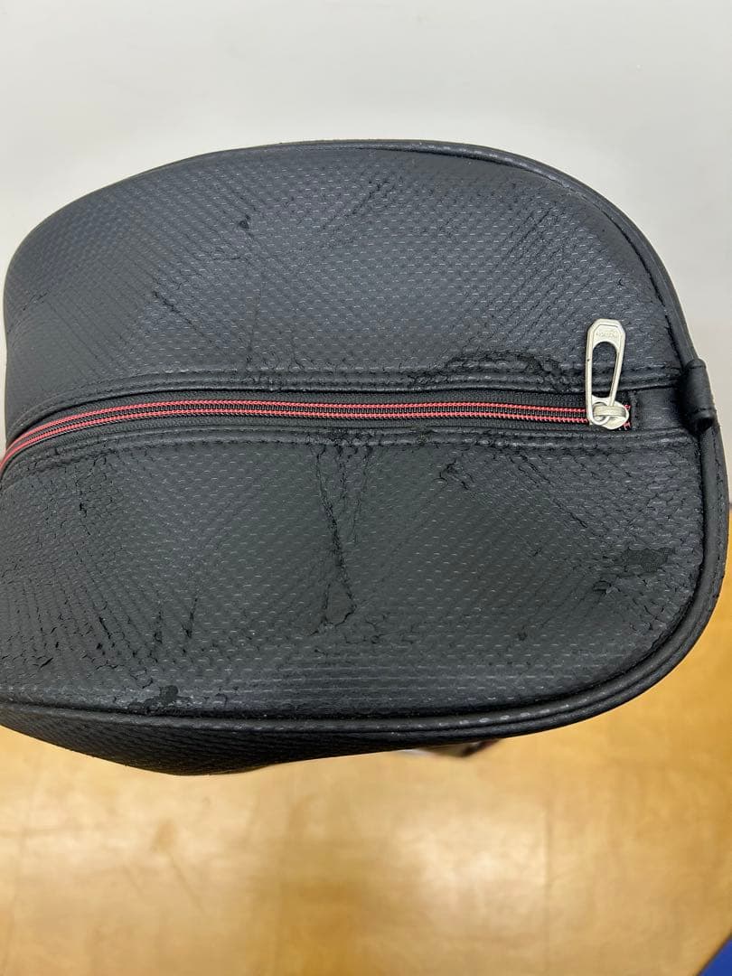 スリクソン キャディバッグ 9型 カーボン調 ブラック×レッド SRIXON