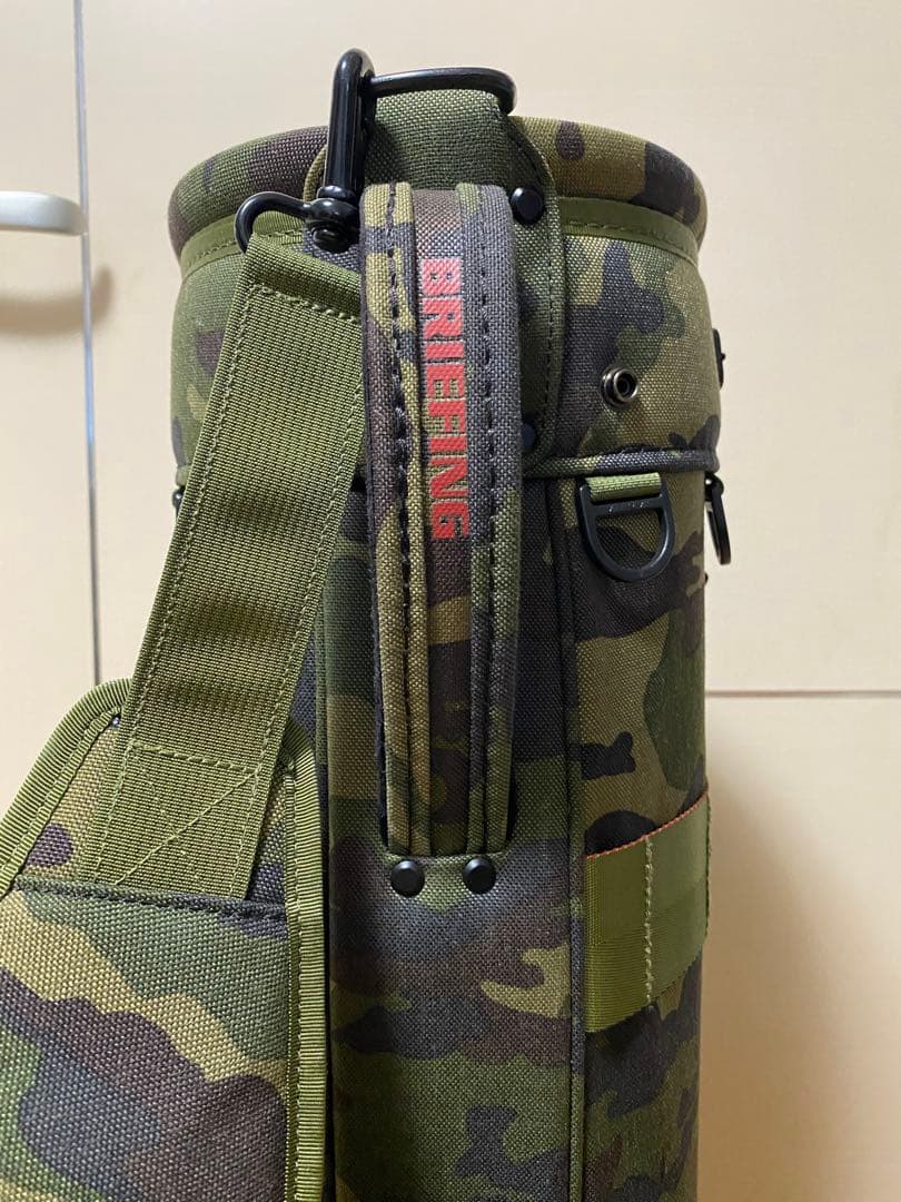 BRIEFING ブリーフィング キャディバッグ グリーンカモ 迷彩 カモフラ