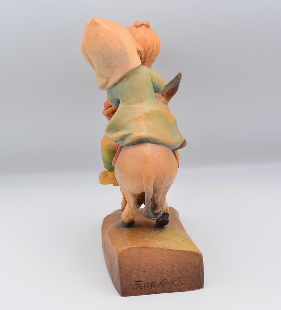 つかまって　アンリ　ANRI　フェランディス　木彫り　イタリア　17ｃｍ