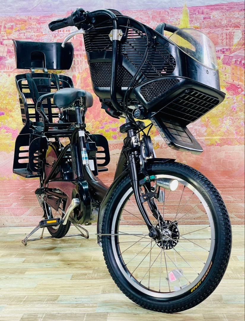 ZK3685 電動自転車 ブリヂストン アンジェリーノ 子供乗せ 20インチ