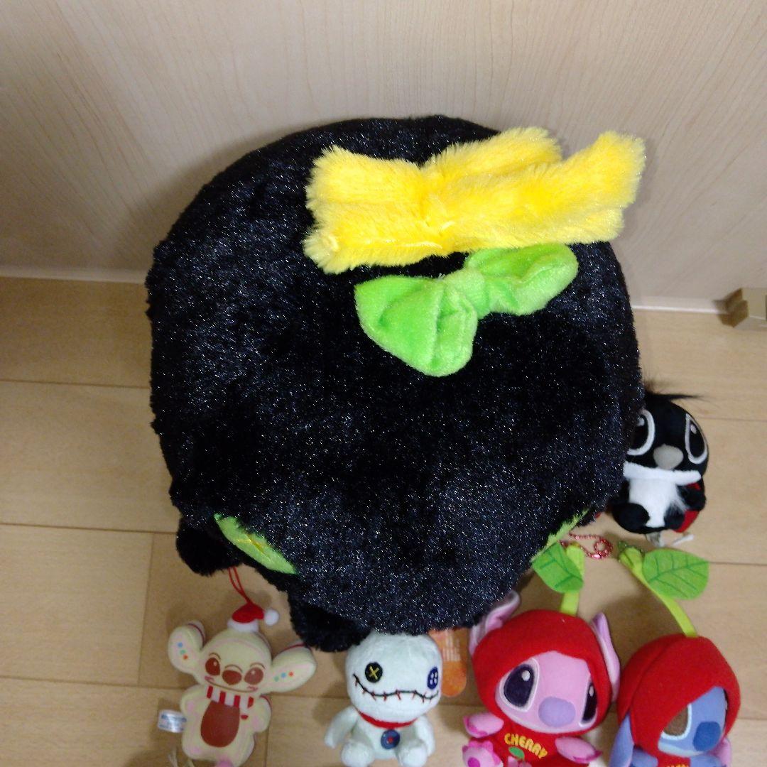 スティッチ　スクランプ激レア品・黒ぬいぐるみ