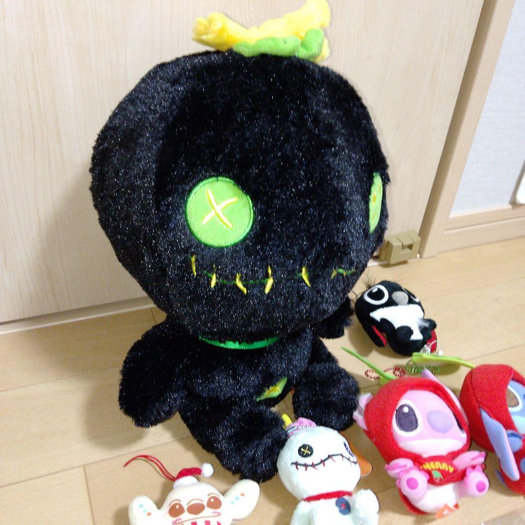 スティッチ　スクランプ激レア品・黒ぬいぐるみ