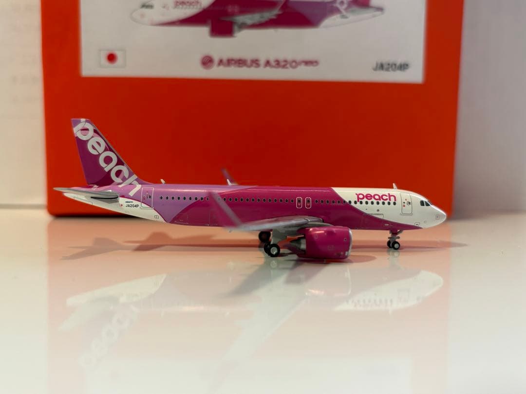 航空機・ヘリコプター Peach A320 JA204P JC WINGS 1/400