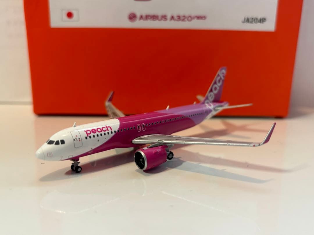 航空機・ヘリコプター Peach A320 JA204P JC WINGS 1/400