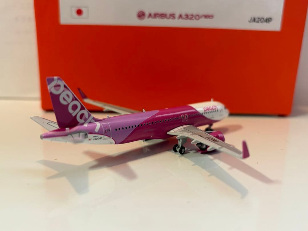 航空機・ヘリコプター Peach A320 JA204P JC WINGS 1/400