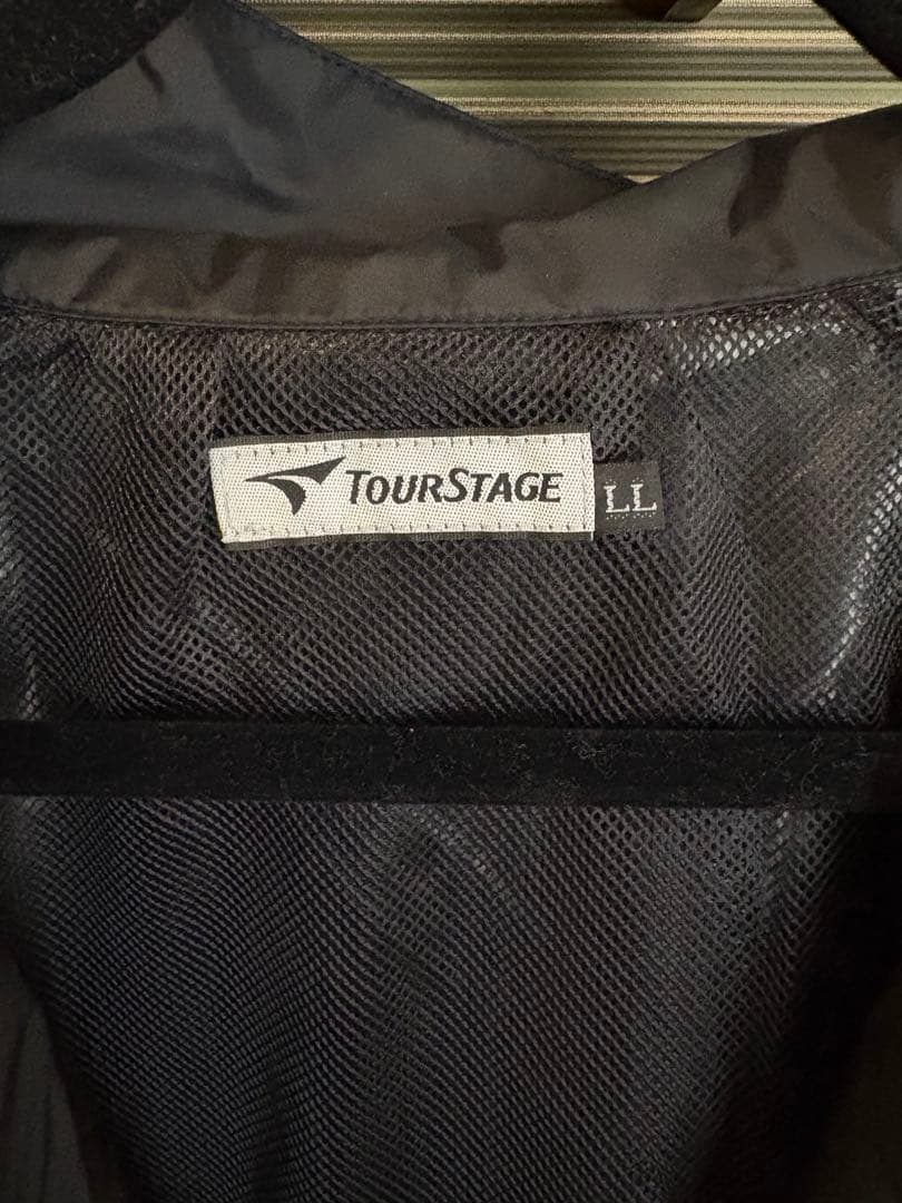 TOURSTAGE メンズ レインウェア LL BK