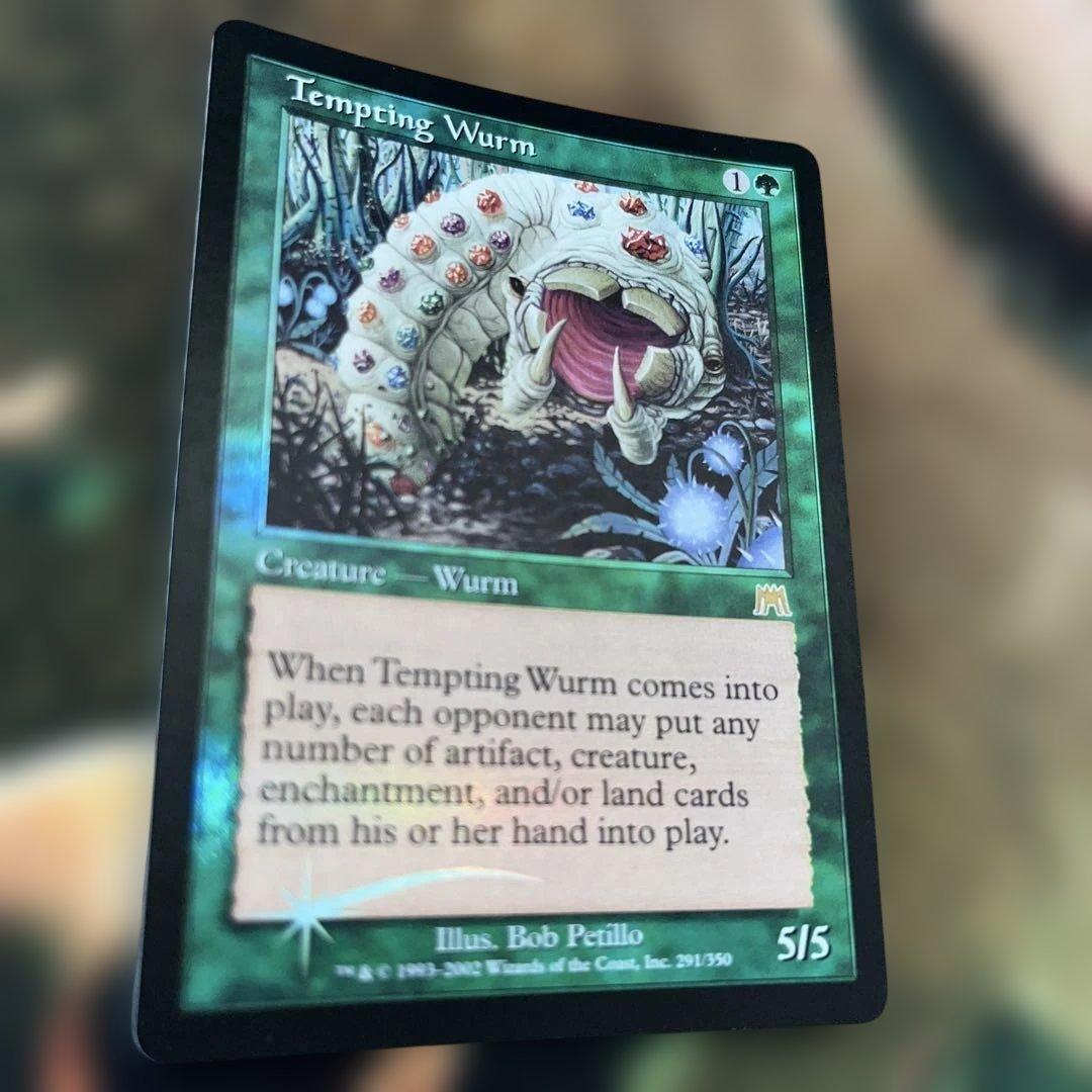 マジック：ザ・ギャザリング MTG Tempting Wurm ONS ENG foil