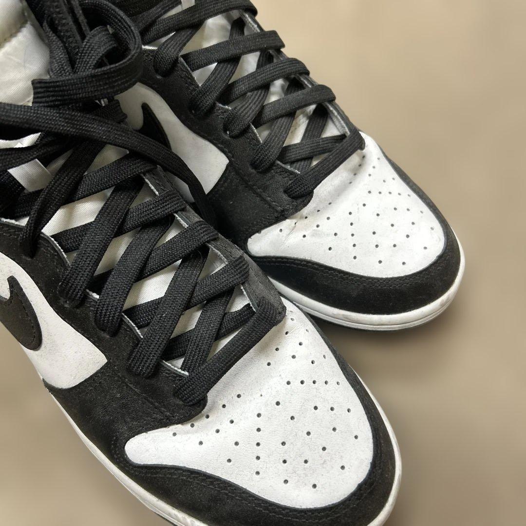 NIKE ダンク ハイカット シューズ ホワイト/ブラック　２７センチ