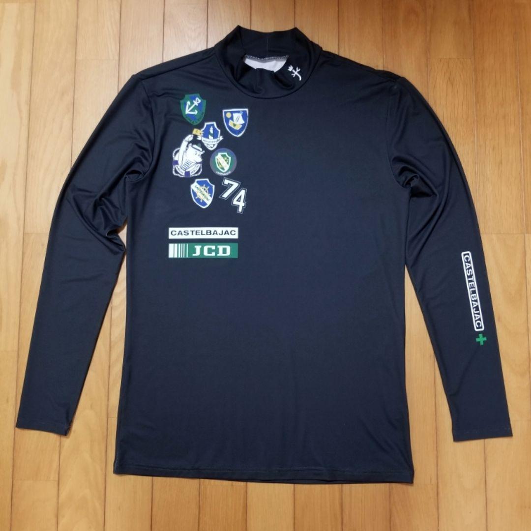 カステルバジャックモックネック長袖Tシャツメンズゴルフウェア48