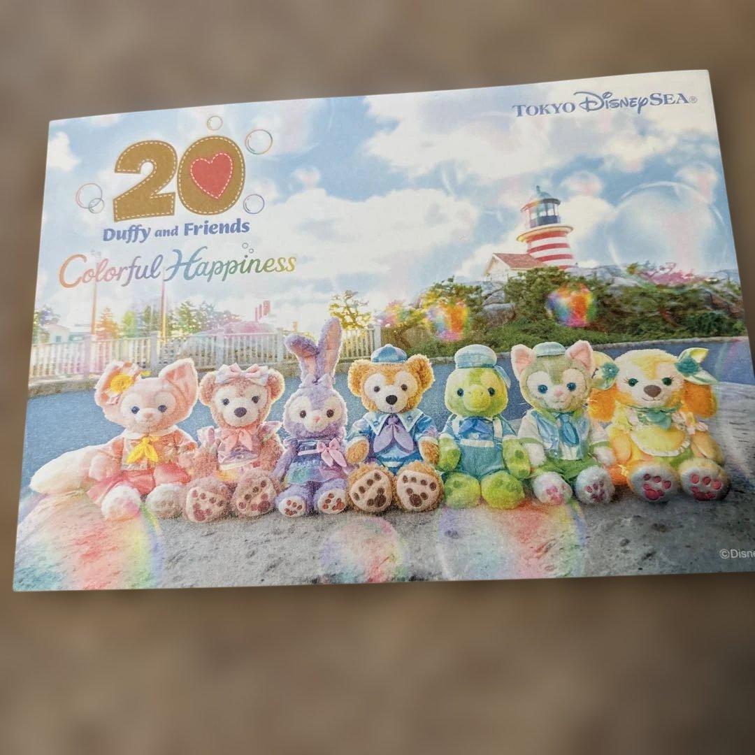 ダッフィー&フレンズ　ジェラートピケ　ブランケット　ステッカー❤︎プレゼント