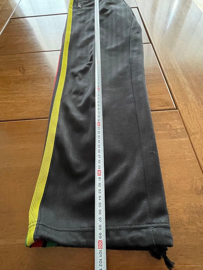 adidas ラスタカラージャージ上下セット ブラック　レゲエ