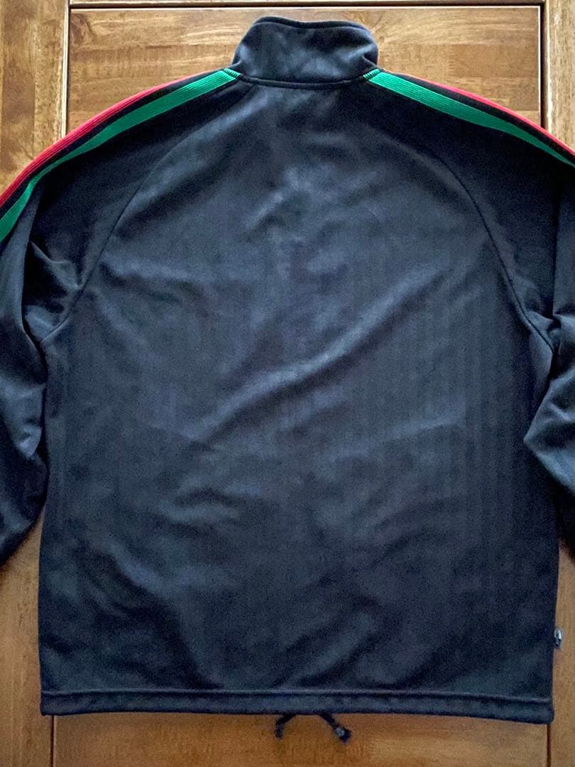 adidas ラスタカラージャージ上下セット ブラック　レゲエ