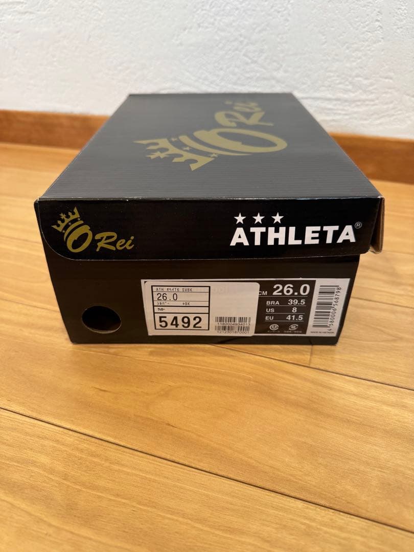 【ヴァイデンフェラーさま】ATHLETA サッカーシューズ 26.0cm 箱付き