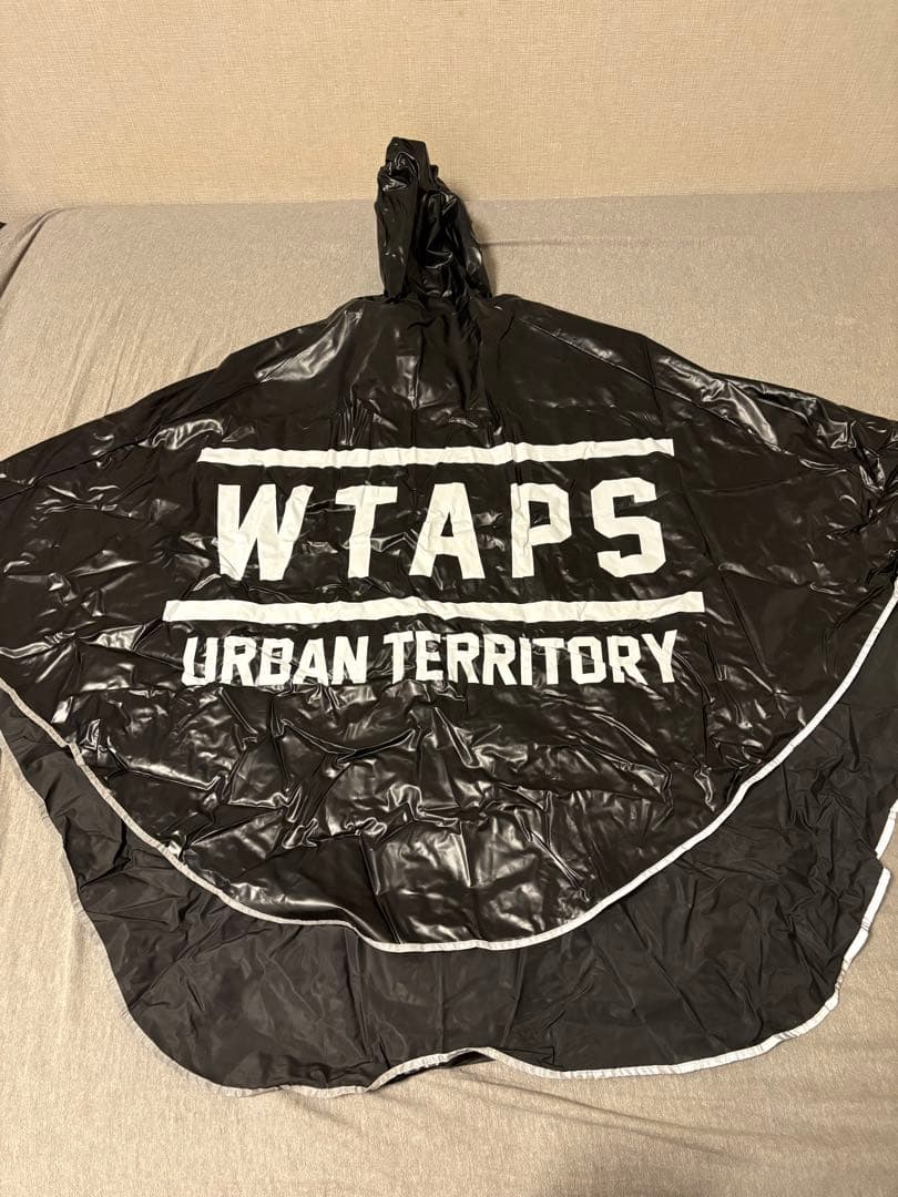 WTAPS ブラック ポンチョ URBAN TERRITORY かっぱ