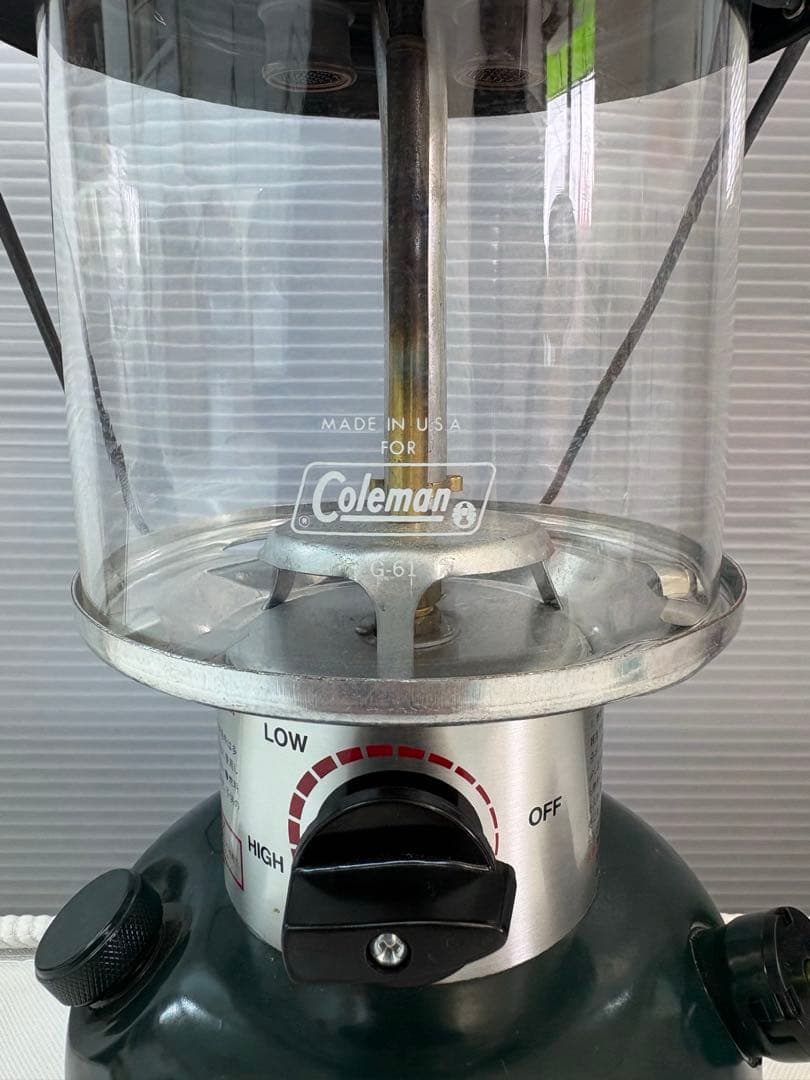 【美品】Coleman ランタン 1993年USA製 ケース付 動作未確認