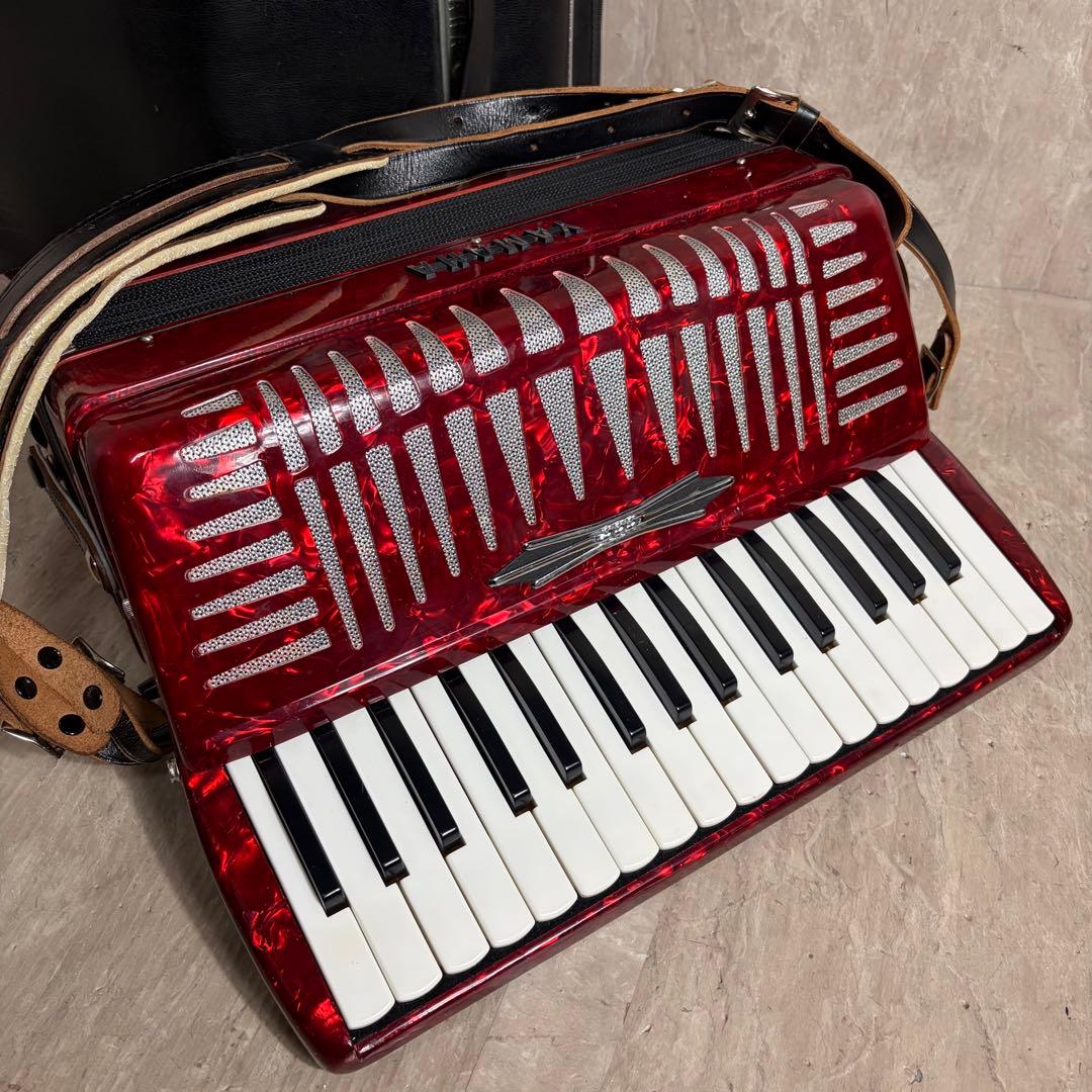 廃盤品 YAMAHA ヤマハ アコーディオン YA-21 32鍵盤 21ベース