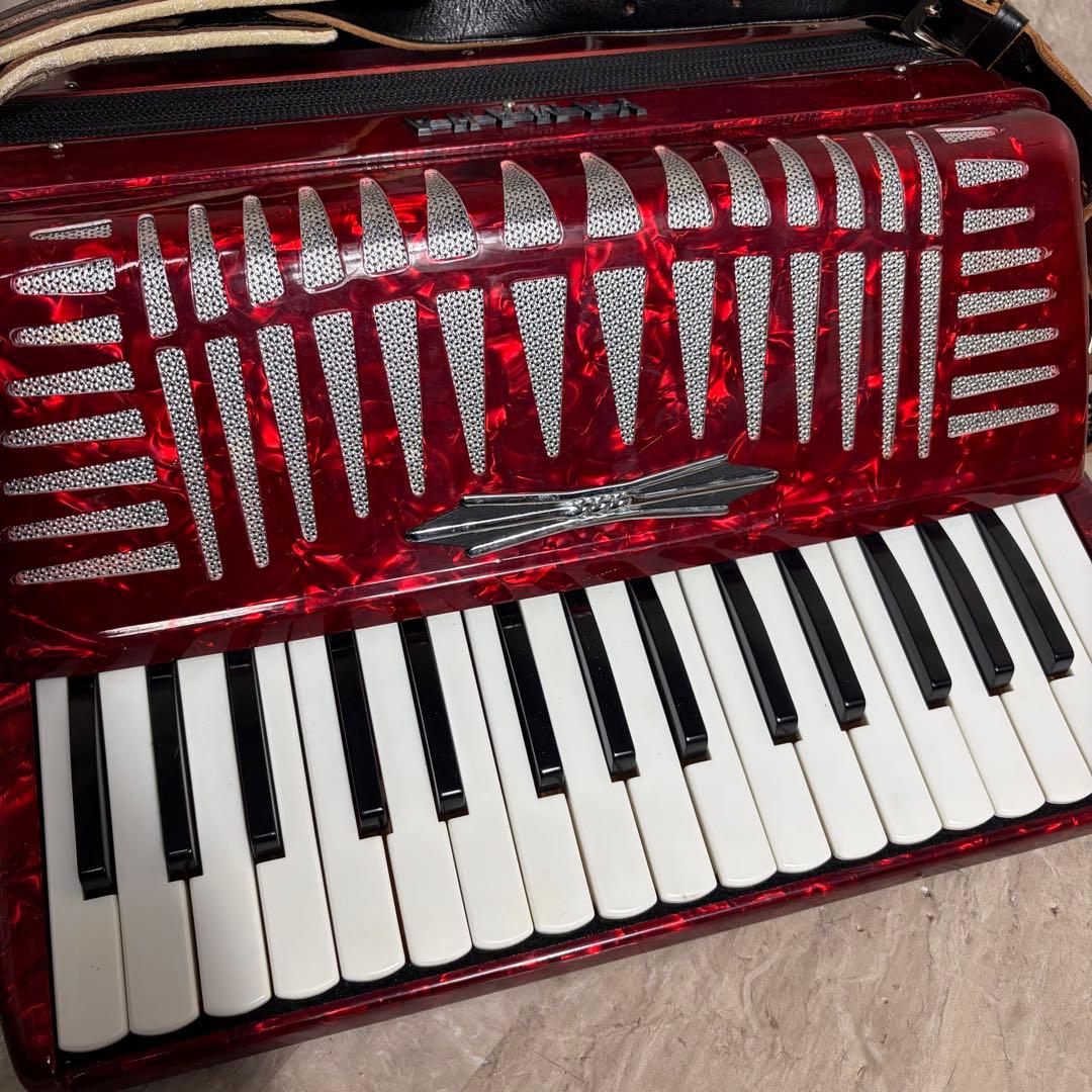 廃盤品 YAMAHA ヤマハ アコーディオン YA-21 32鍵盤 21ベース