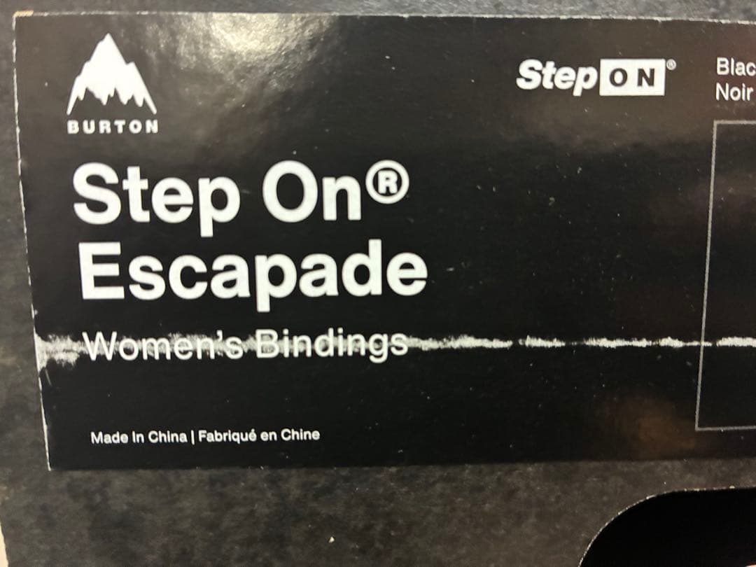 Burton Step On Escapade ブラック