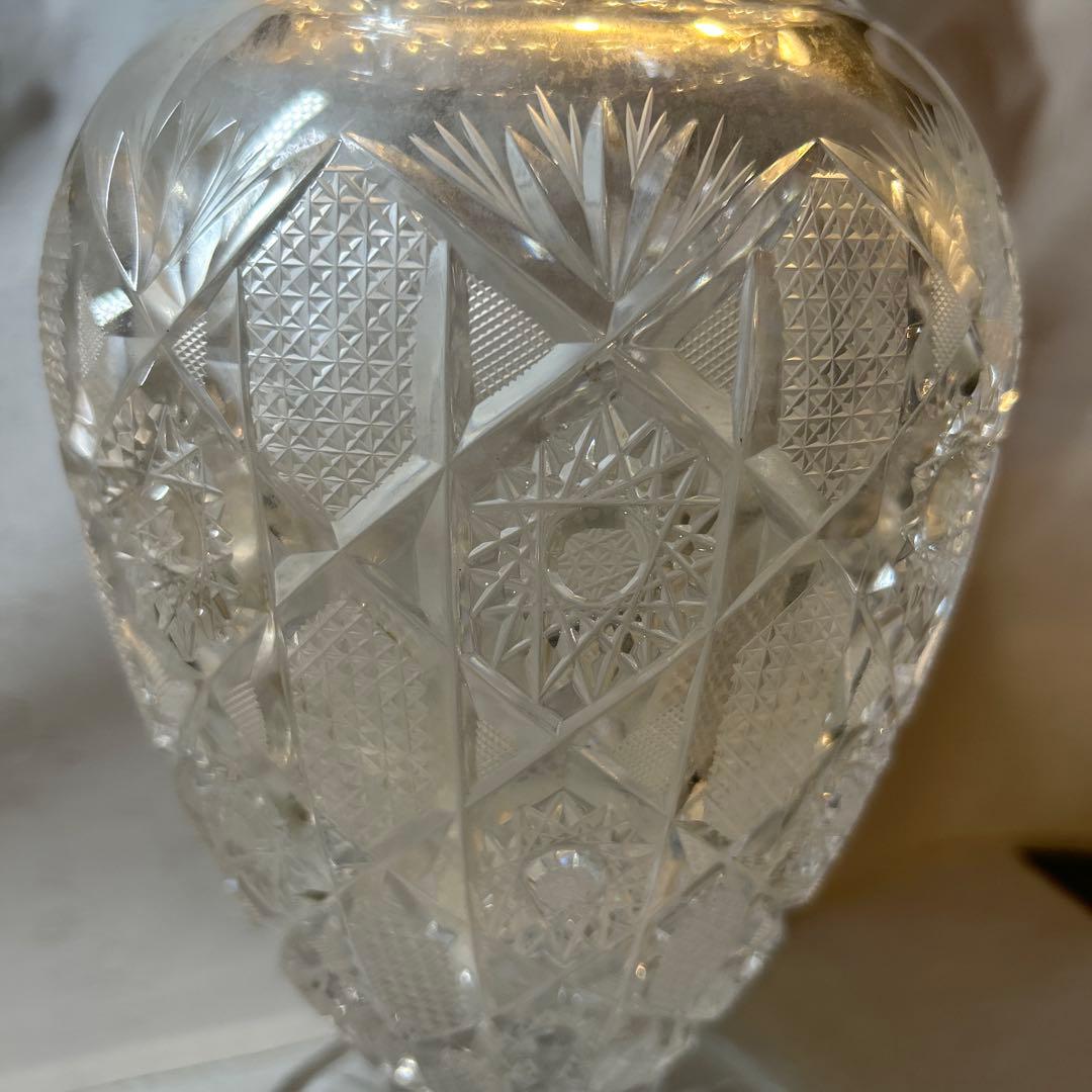 ELBE crystal 花瓶 フラワーベース エルベクリスタル ドイツ製