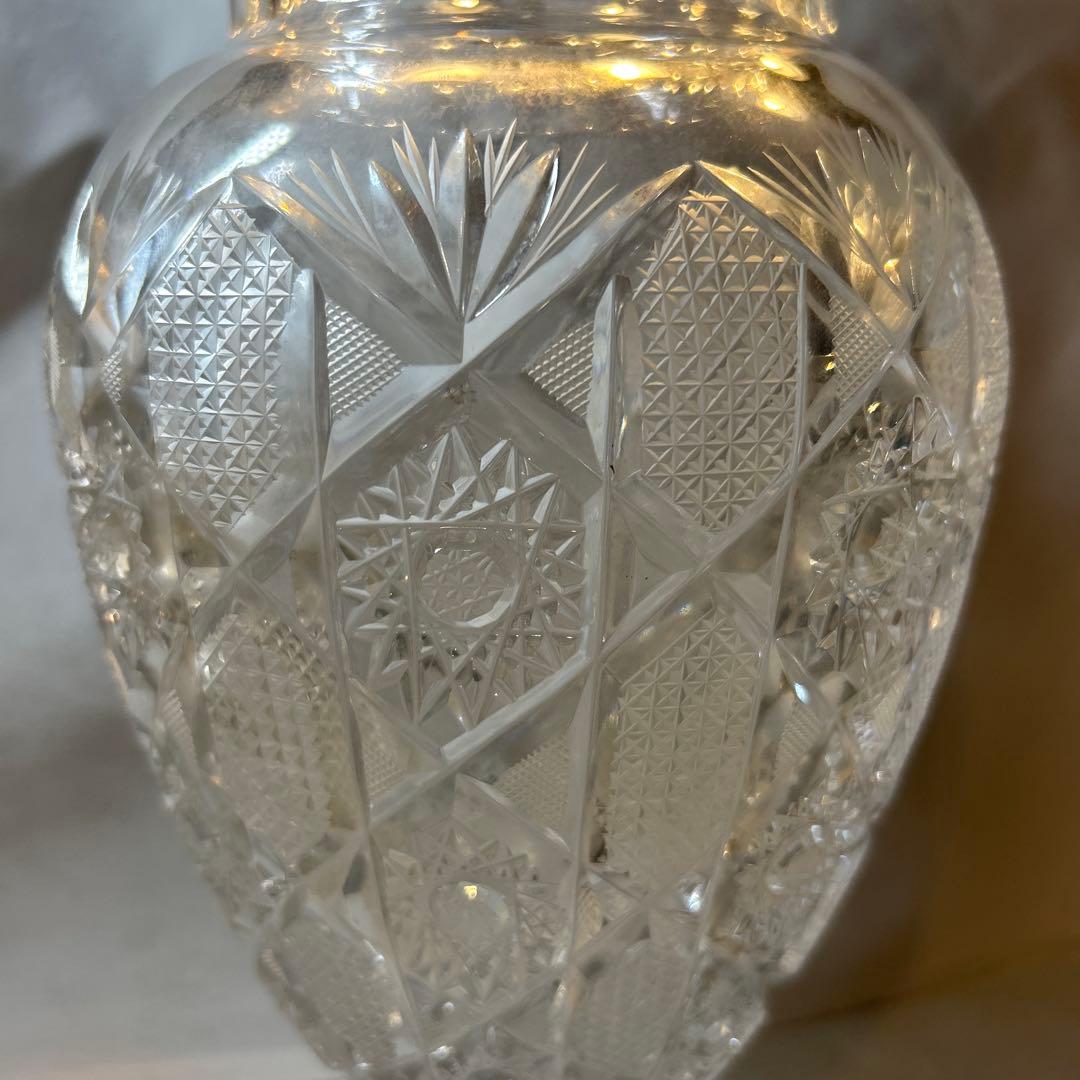 ELBE crystal 花瓶 フラワーベース エルベクリスタル ドイツ製