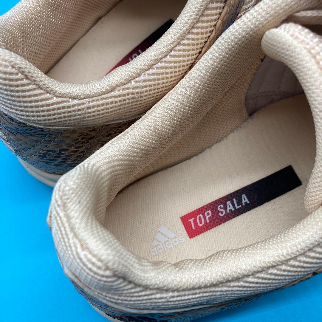 【美品】アディダスadidas トップサラTOP SALA 23.5cm ヘビ柄