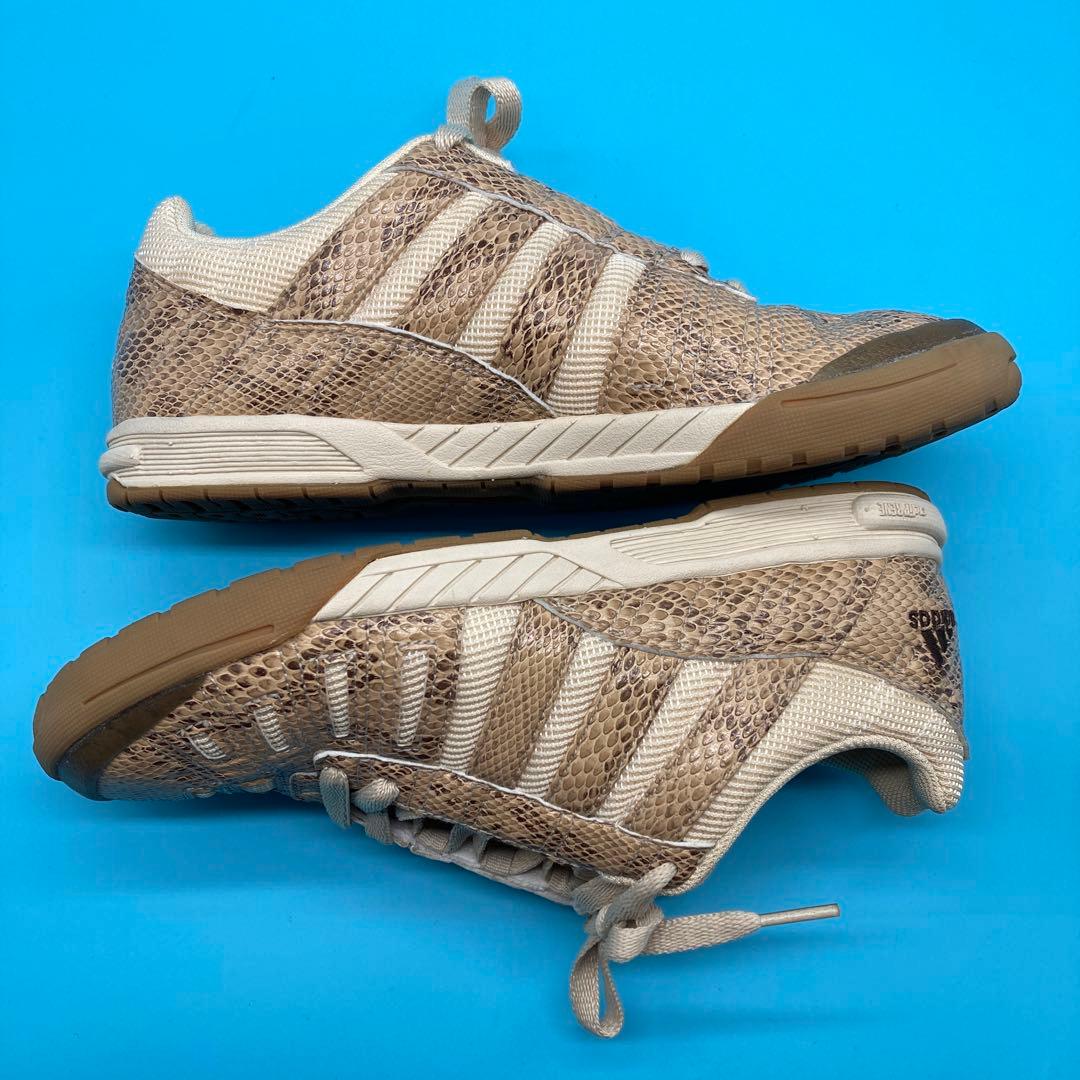 【美品】アディダスadidas トップサラTOP SALA 23.5cm ヘビ柄