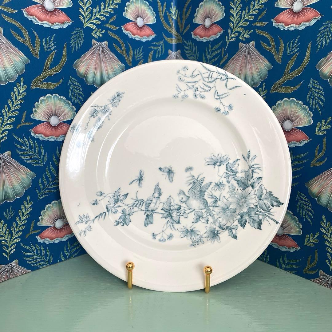 ロンウィ ミニョン Longwy mignon プレートツバメ　小鳥　鳥