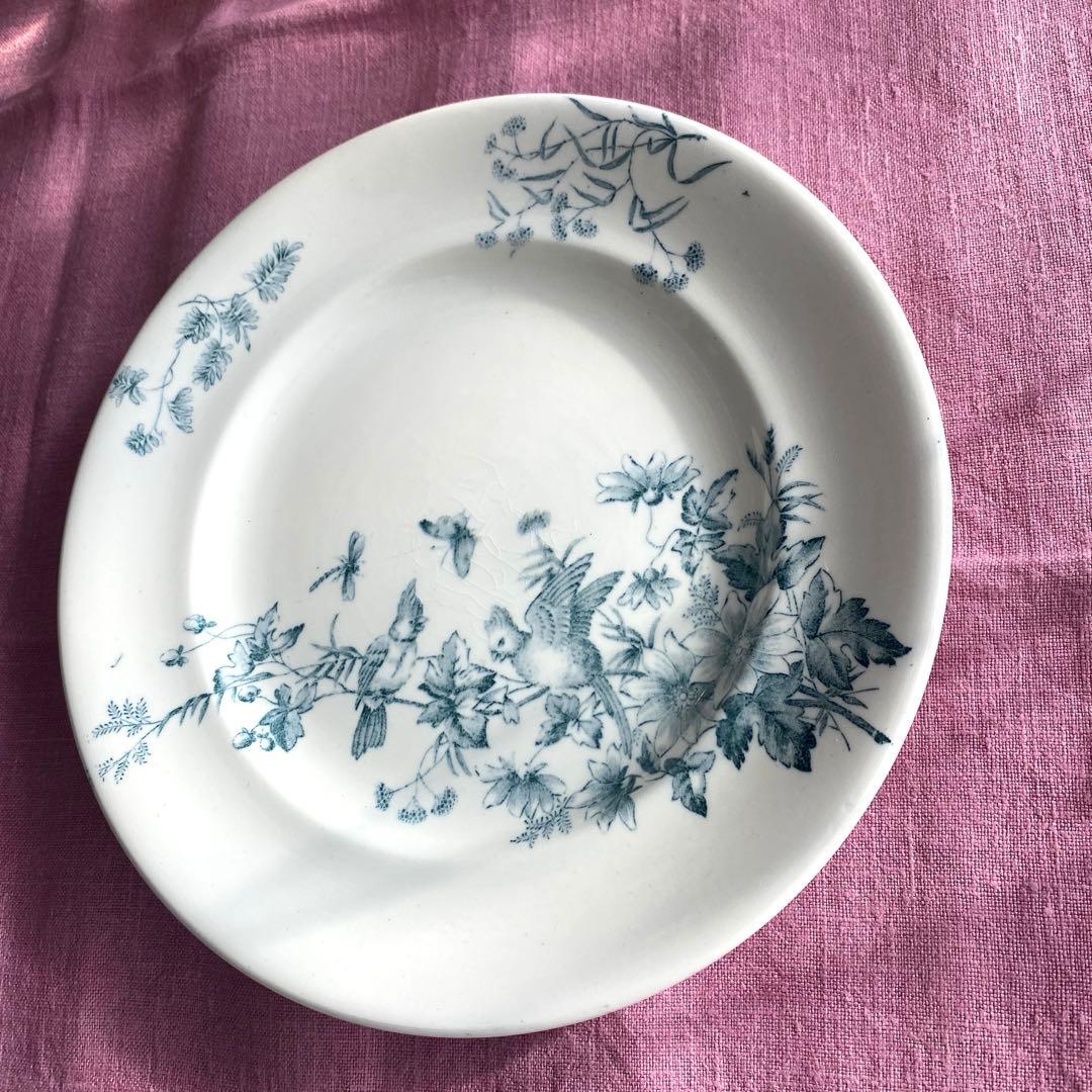 ロンウィ ミニョン Longwy mignon プレートツバメ　小鳥　鳥