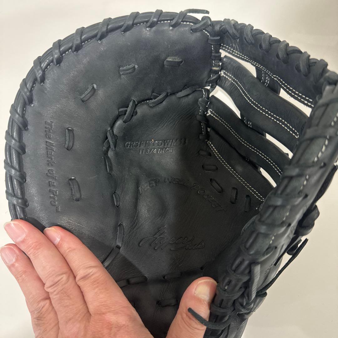 Rawlings ブラック 軟式左利きファーストミット