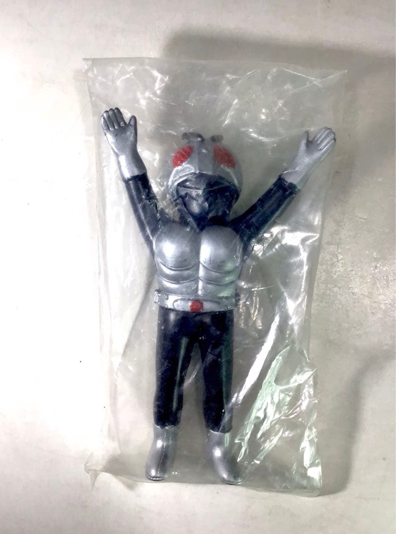 昭和レトロ パチ 仮面ライダー ソフビ 人形 石森章太郎 ミニソフビ 駄玩具 ②