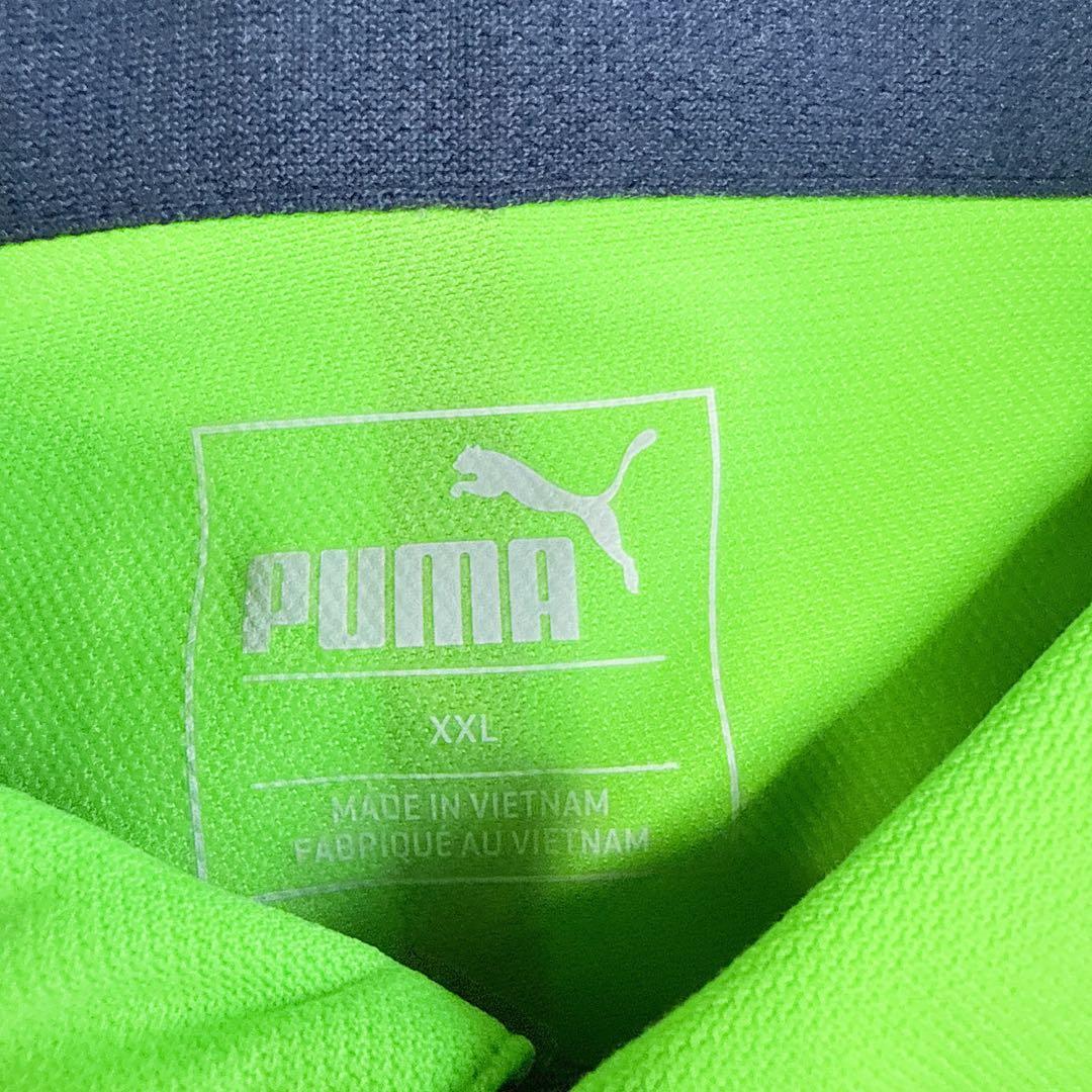 【プーマ】希少サイズ セット売り ポロシャツ グリーン イエロー 2XL メンズ