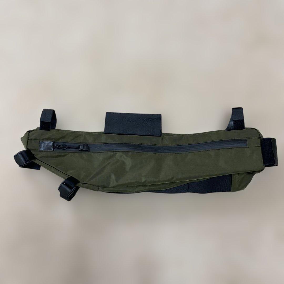 Fairweather 車体装着バッグ オリーブグリーン　フレイムバッグ