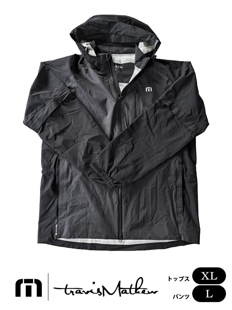 travisMathew レインウェア ブラック（XL/L）