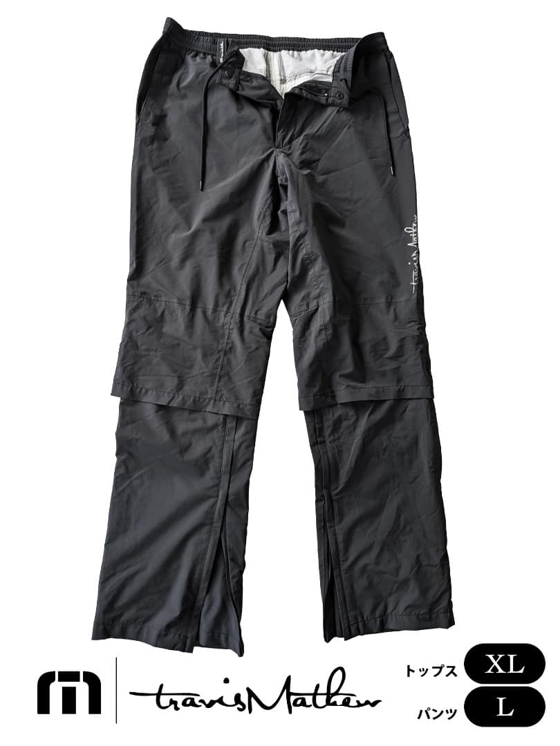 travisMathew レインウェア ブラック（XL/L）