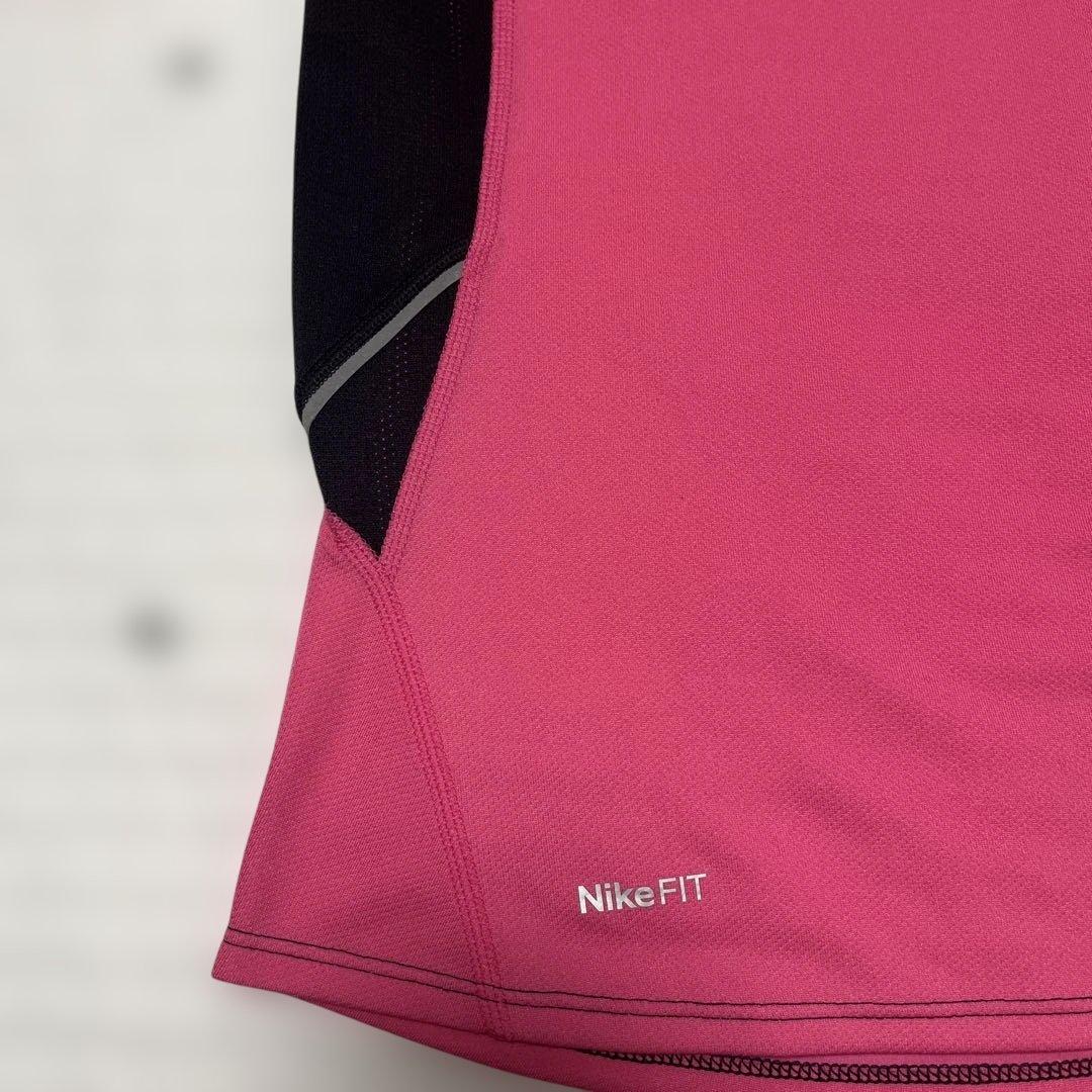 【新品未使用】NIKEウィメンズトレーニングウェアセット　ブラック＆ピンク